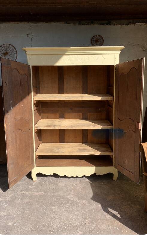 19th Century Bride's Armoire, Dismantlable