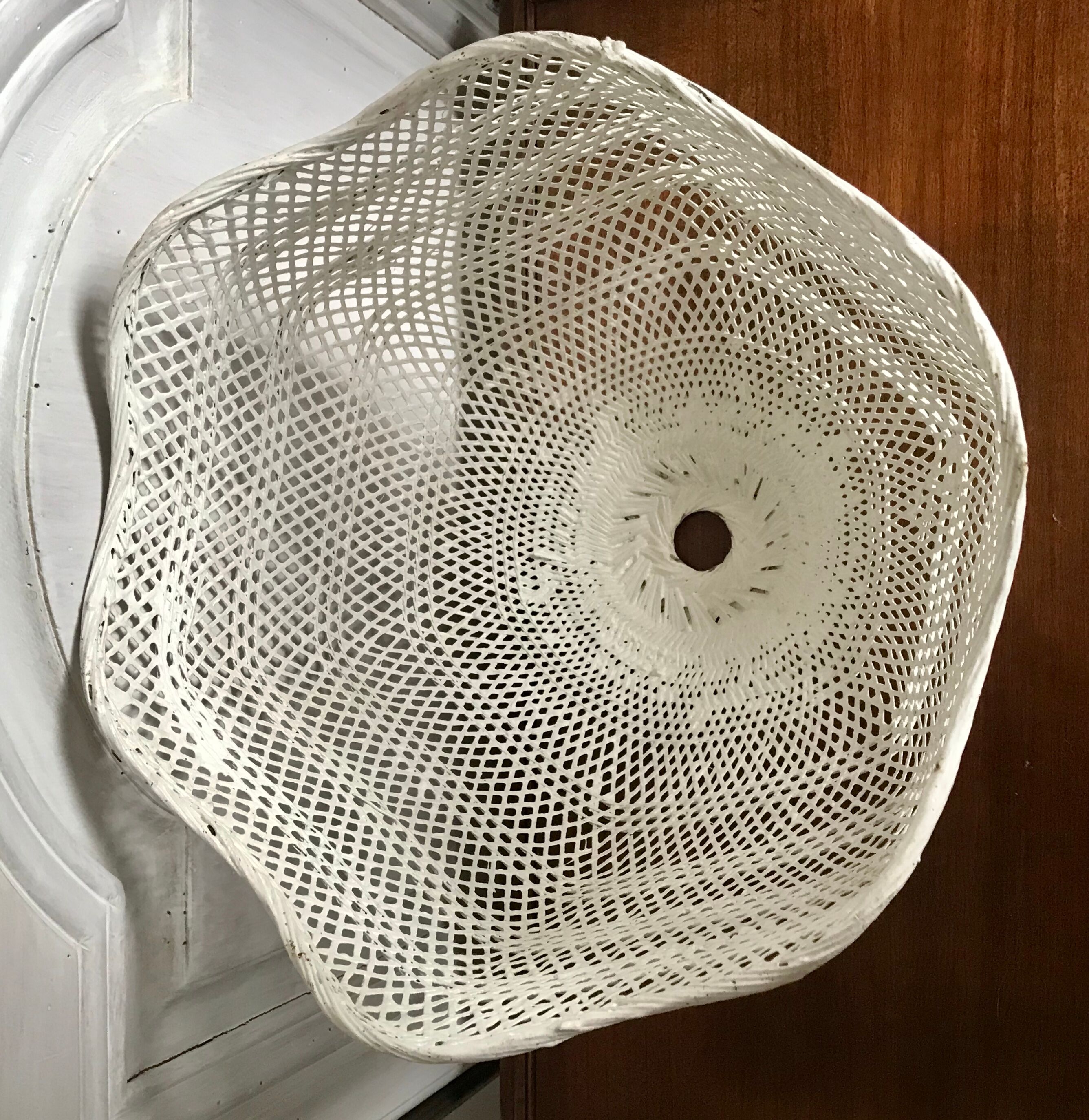 Rattan ceiling lampshade