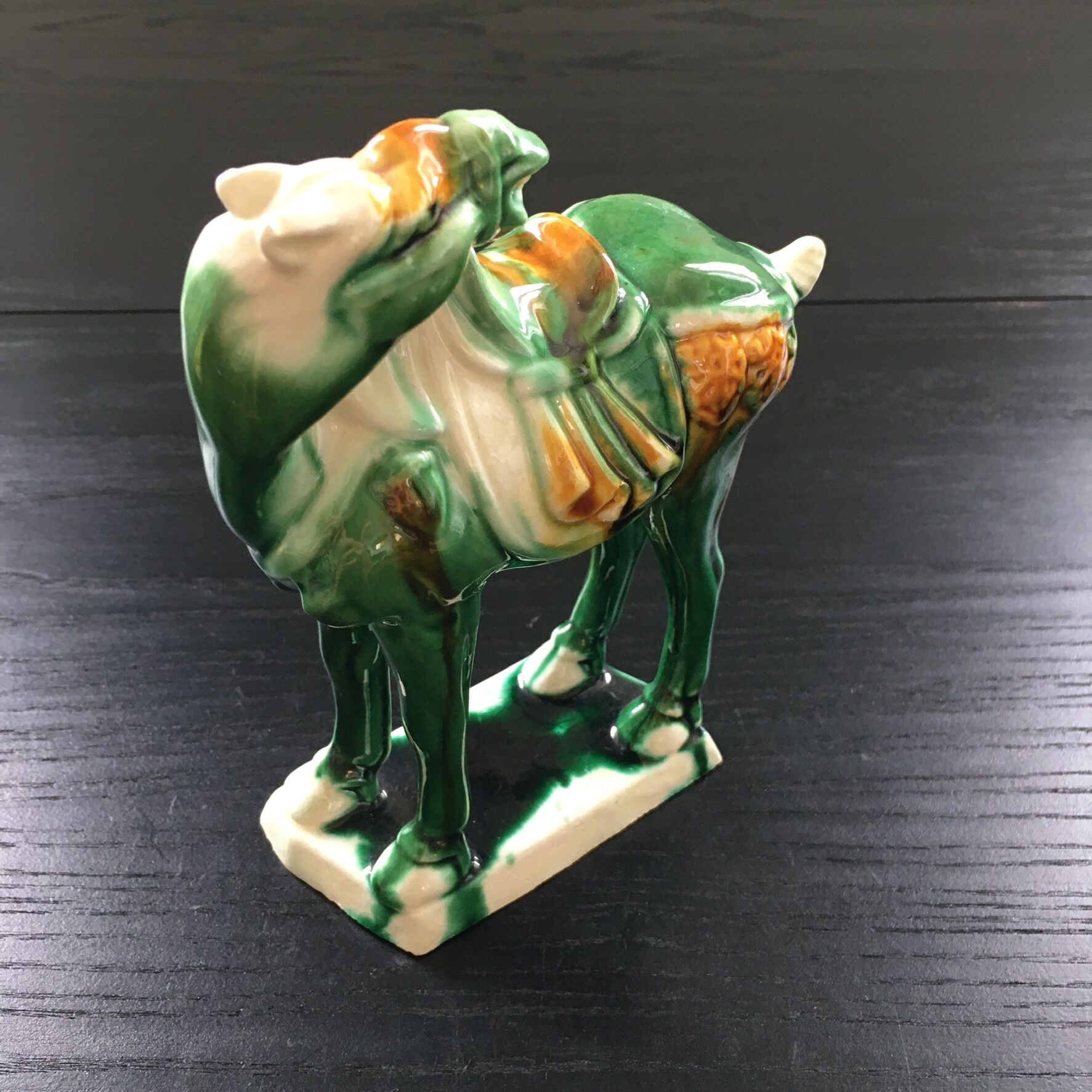 Pair of ceramic horses