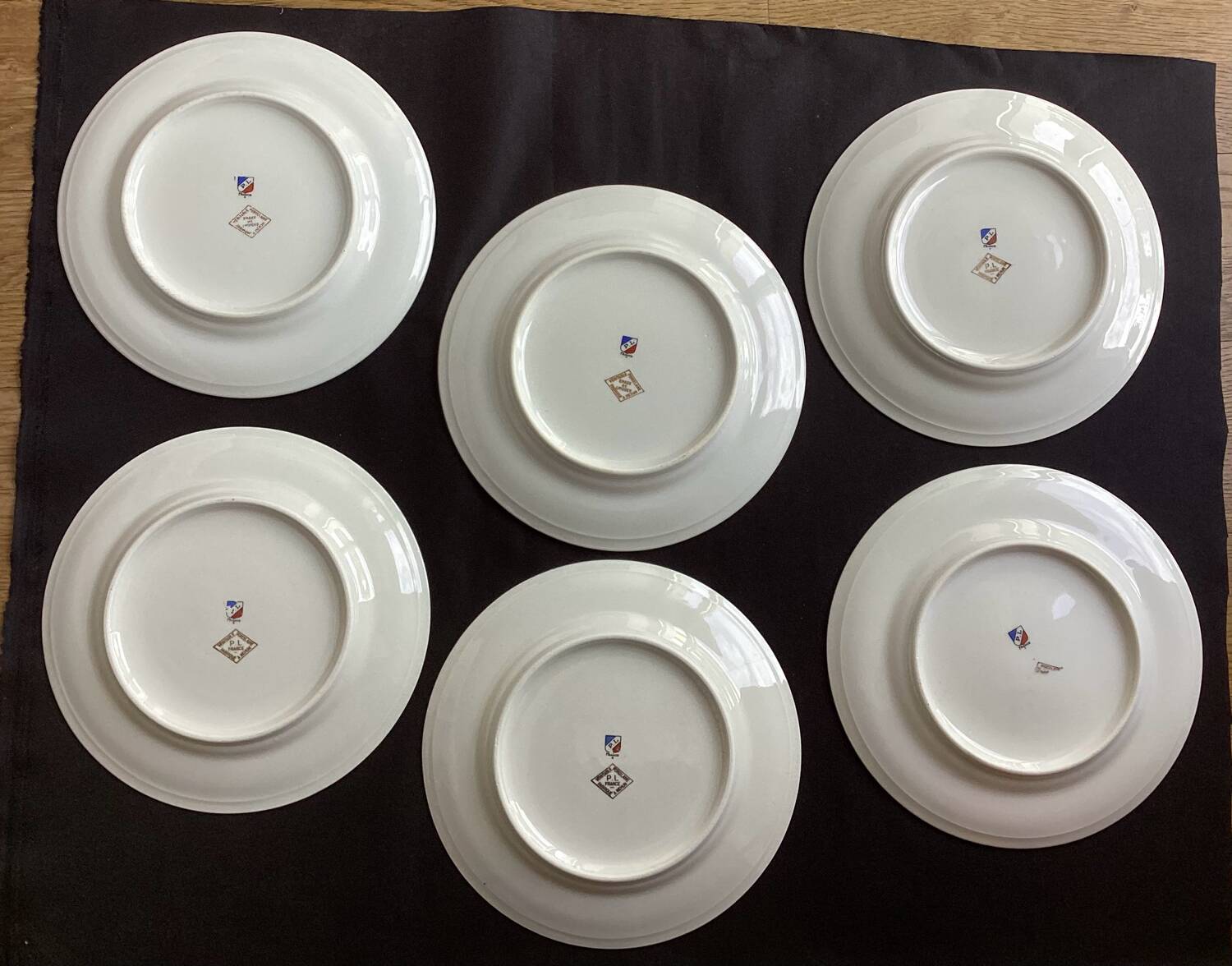 Flat plates PL Emaux Limoges Fafrique Mehun