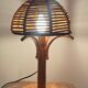 Vintage rattan lamp