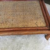 Rattan bedside table