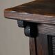 Spanish Rustic Brutalist Dry Bar Counter with matching Barstools