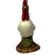 Plaster sculpture of a varnished cockerel from Jordan, mid-20th century