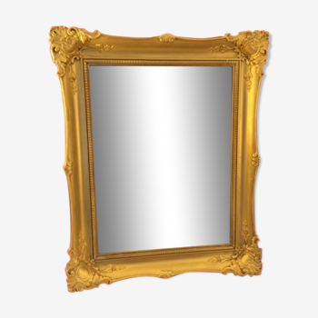 Gold mirror Napoleon lll, 50 x 42cm