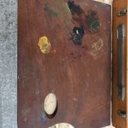 Old wood painter's case