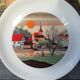 Dish with naïve pillivuyt décor