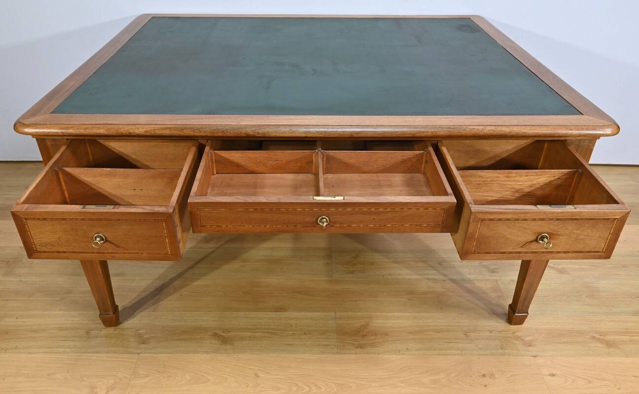 Important architect's desk in mahogany - 1920