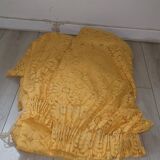 2 large 60s/70s curtains - vintage