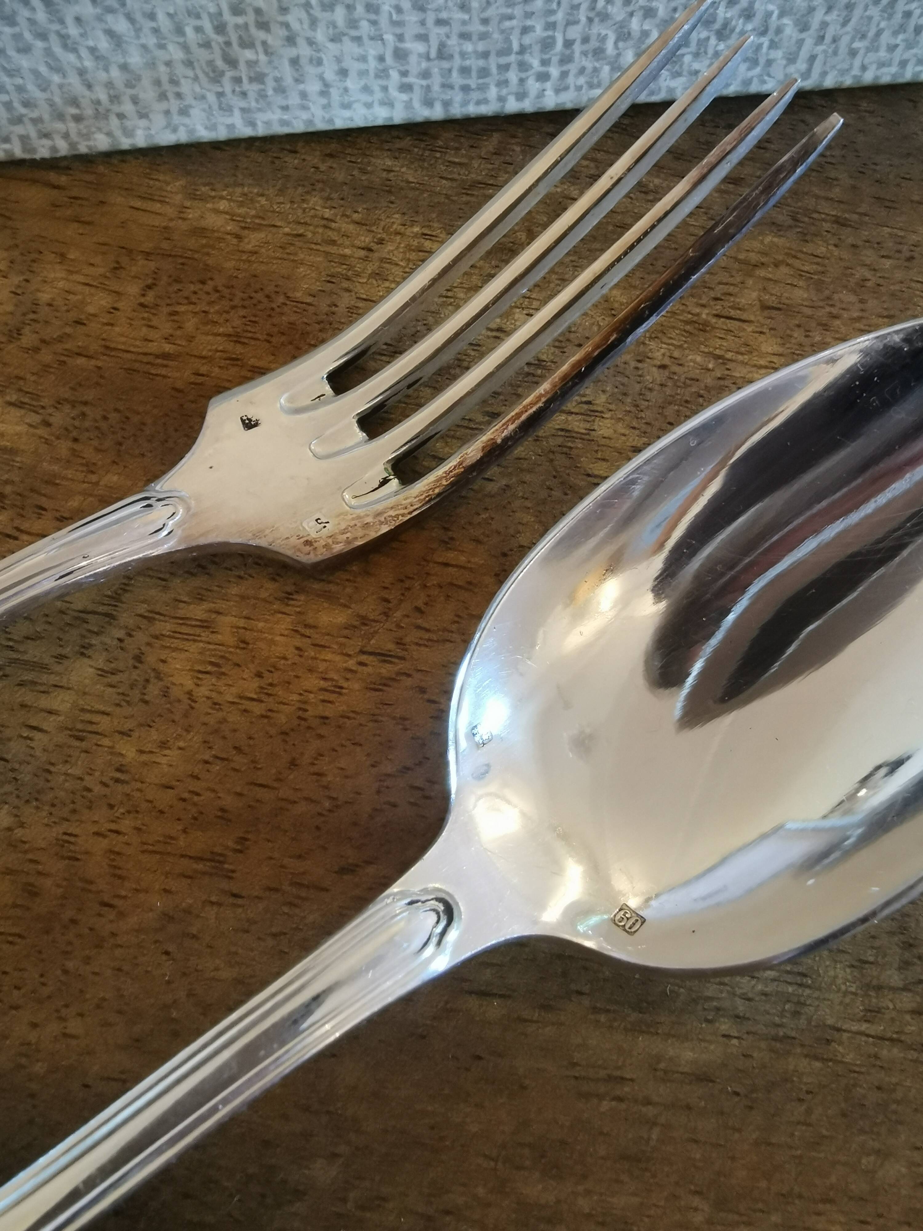 Ménagère Langlois Orfèvre en métal argenté