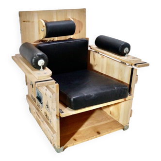 Cube chair by Heinz Julien