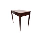 French Art Deco Mahogany Writing Desk With Drawer, early 1920s