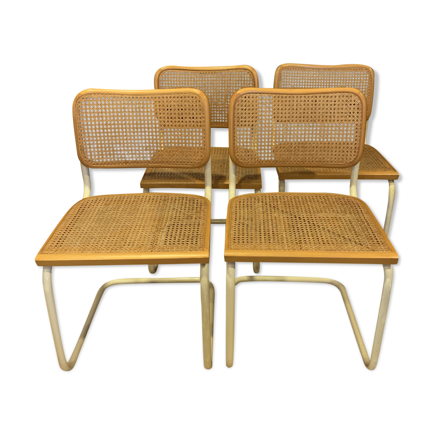 Series of 4 chairs cidue by Marcel Breuer