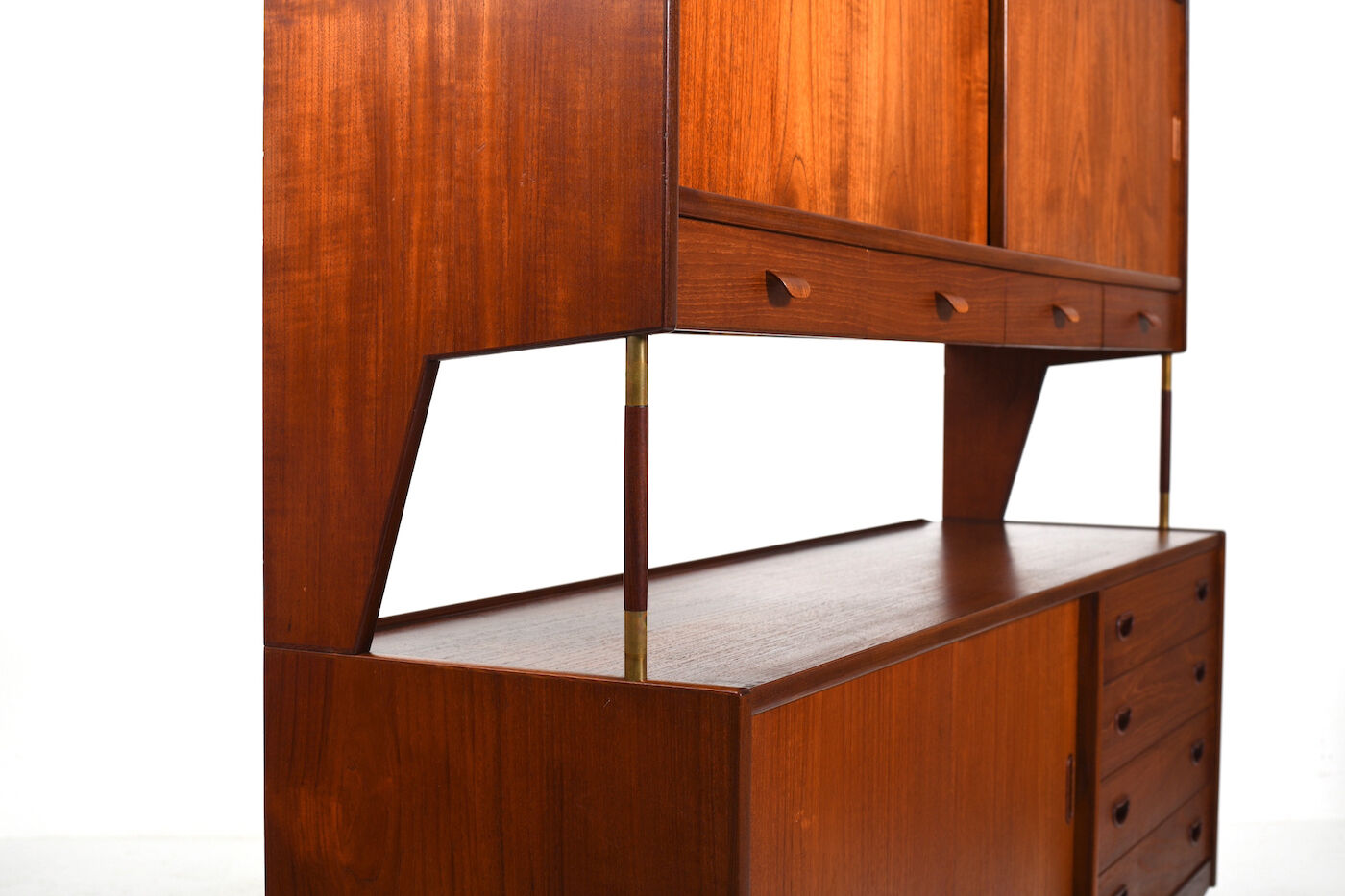 Fine Danish Top Cabinet / Sideboard in Teak 1950s