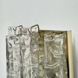 Doria Leuchten glass wall lamp sconce, 1970s