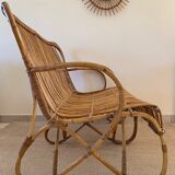Rattan bench