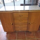 Vintage 1960s oak sideboard