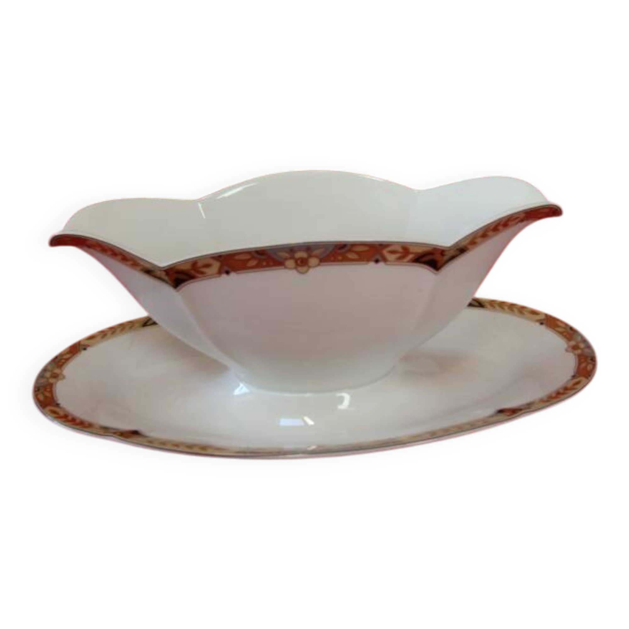 Tirschenreuth porcelain sauceboat