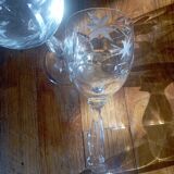 6 port glasses in hand-cut crystal