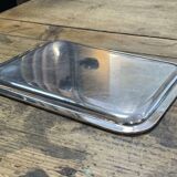 Small rectangular and beaded silver metal top