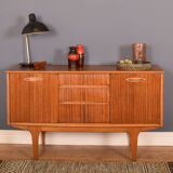 Restored Short Walnut Retro Jentique 1960s Sideboard