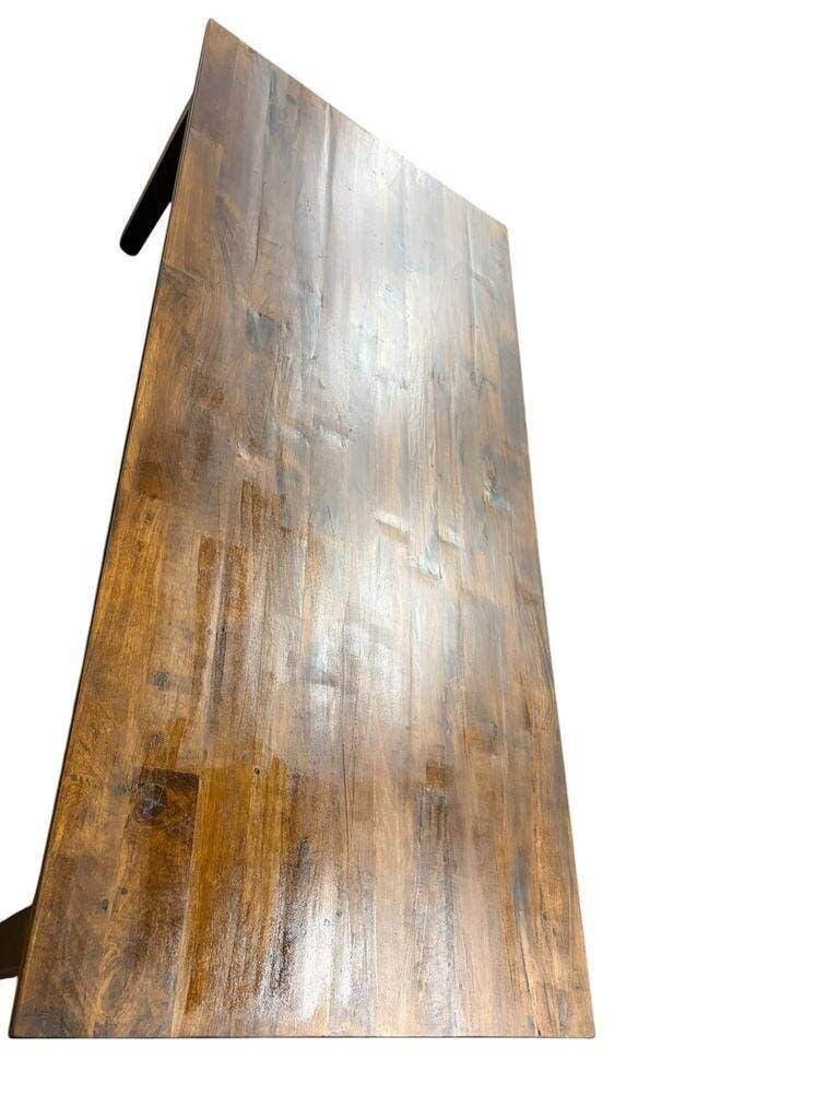XL vintage dining table in solid wood