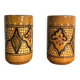 Glazed ceramic mugs