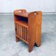 Amsterdam School Bedside Cabinet, Netherlands, 1920s