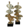 Gold brass Frame Leaves of Ginko Biloba table lamp