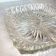 Glass dish with compartments