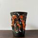 Vintage 1960s-70s ocean rock-style fat lava vase