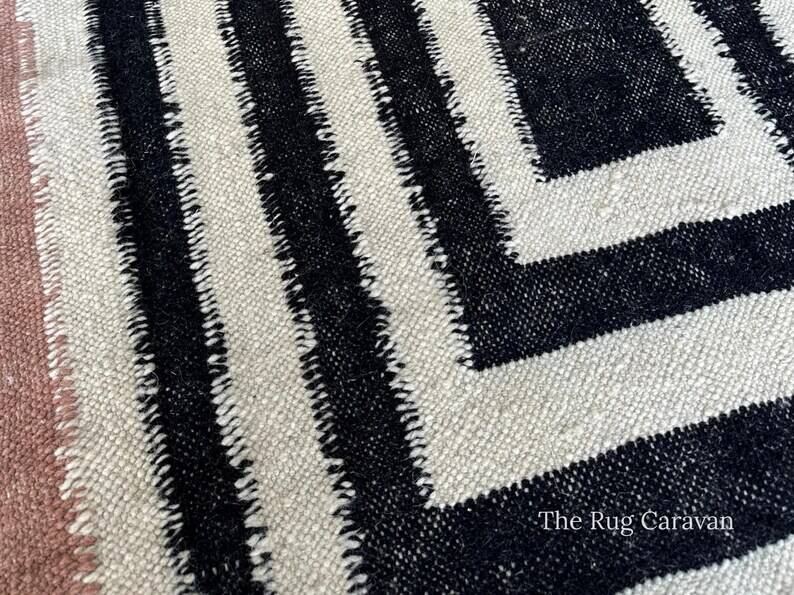 Flat Weave Moroccan Rug Geometric Berber 150/250cm