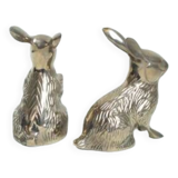 Silver rabbit duo
