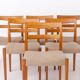 Set of 8 Nils Jonsson “Garmi” Teak Dining Chairs for Troeds, Swedish 1960s