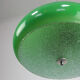 Italian mid-century green glass pendant lamp
