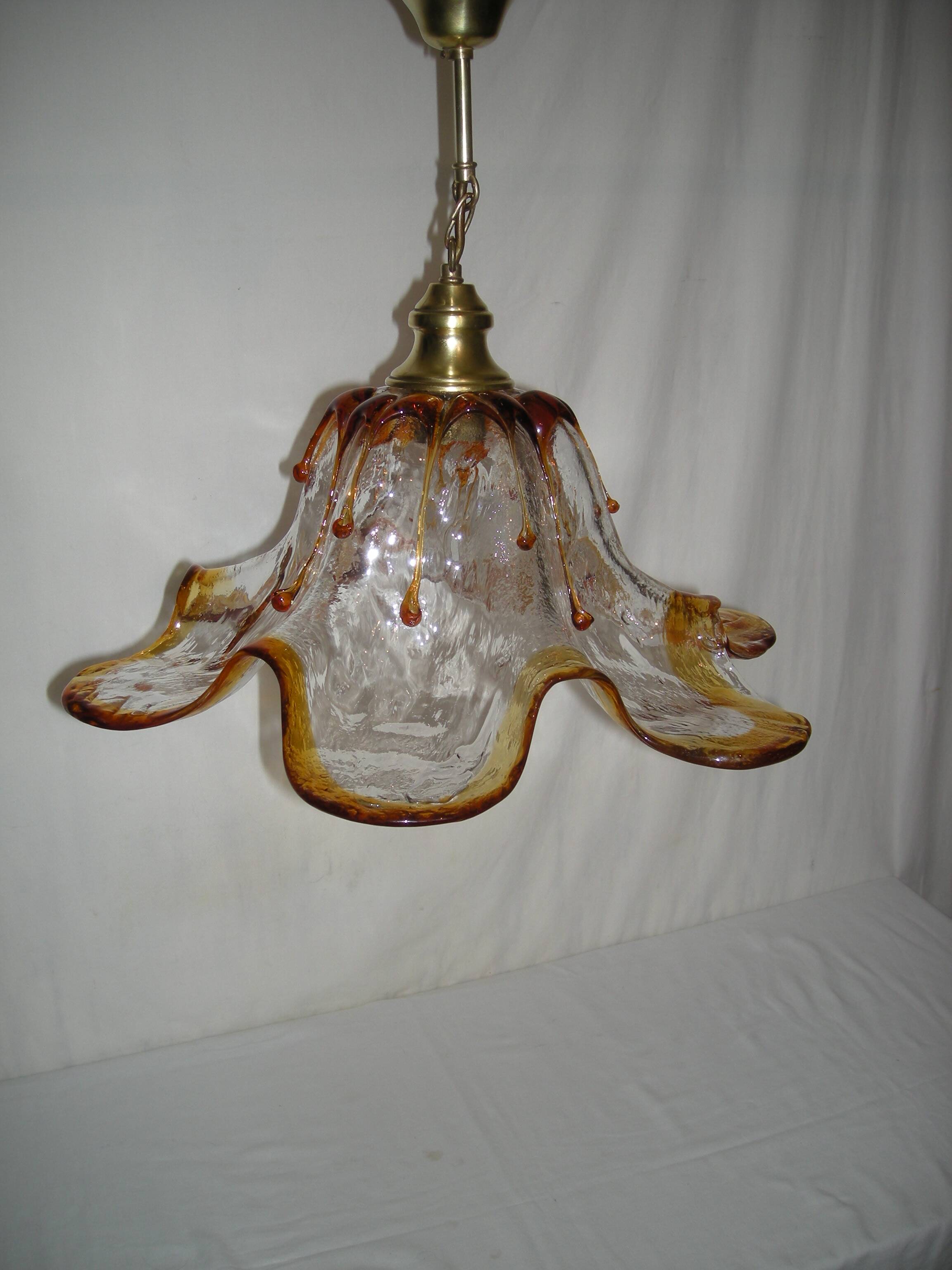 Mazzega pendant light from the 70s
