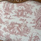 Pink Jouy bed