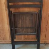 Chaise vintage pliante en bois