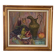 Russian still life with fruits and jug, oil on canvas signed 1986