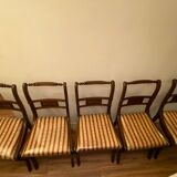 Suite de 5 chaises de table