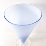 Blown glass cup vase, 1990