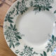 Set of 5 antique deep plates "Terre de Fer"