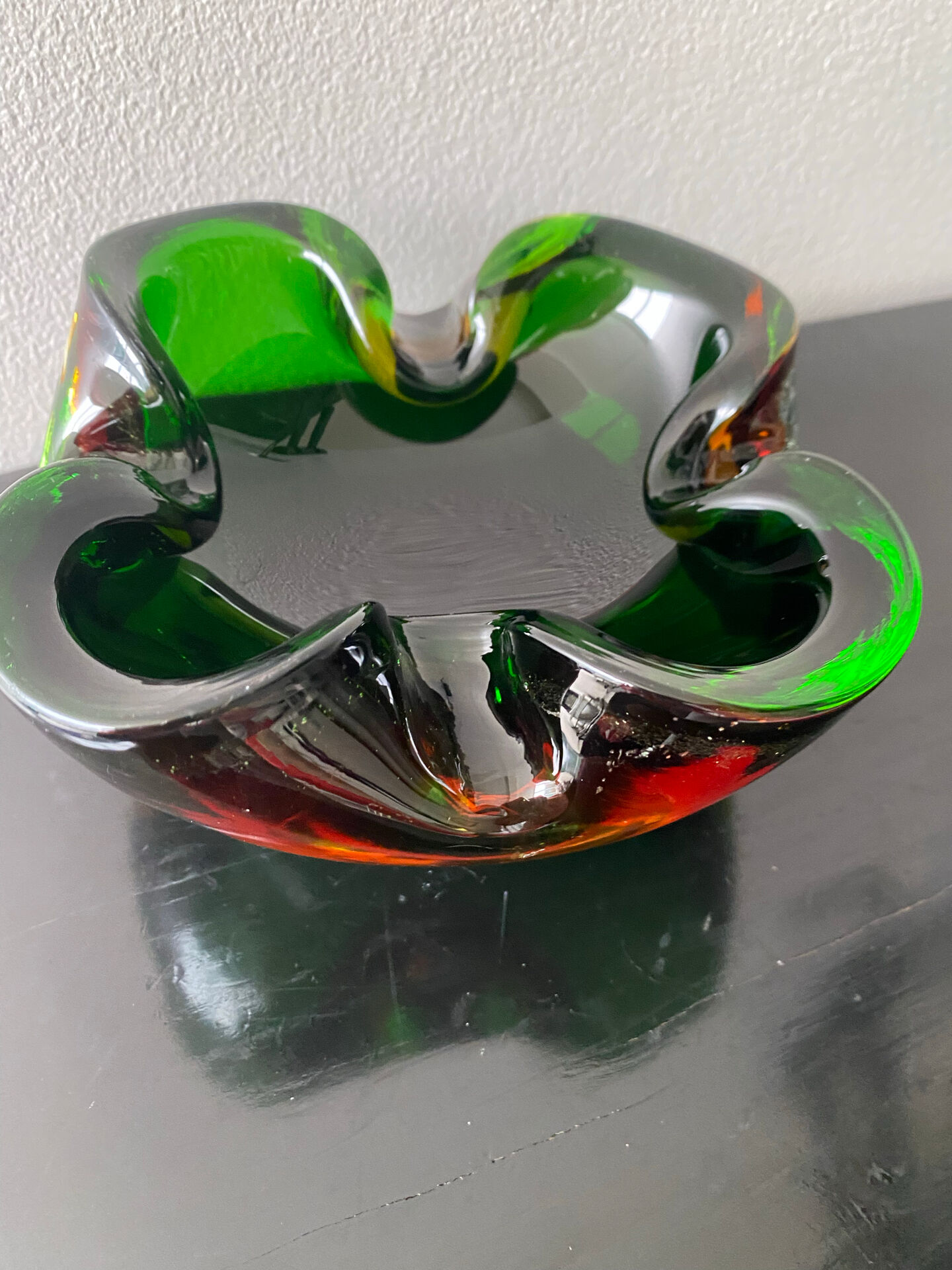 Murano Sommerso Ashtray by Flávio Poli