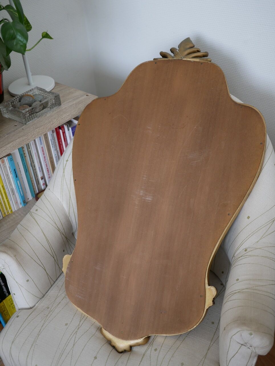 Mirror wooden gold 60/70 - 50x83cm