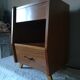 Nightstand with compass feet