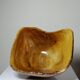 Large olive wood bowl Riviera brutalist craftsmanship circa 1950