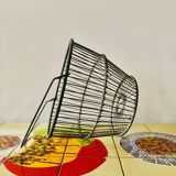 Ancien grand panier à oeufs en zinc