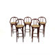 5x vintage rattan barstool, style Thonet ‘60