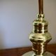 Lampe de notaire opaline verte vintage