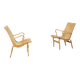 2x Bruno Mathsson "Eva" Lounge Chair by Dux, Sweden